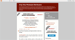 Desktop Screenshot of drop-ship-wholesale-distributors.blogspot.com