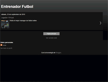 Tablet Screenshot of manager-futbol.blogspot.com