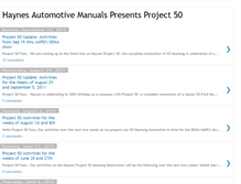 Tablet Screenshot of haynesproject50.blogspot.com