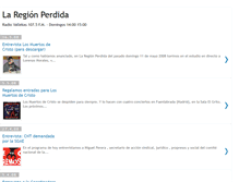 Tablet Screenshot of laregionperdida.blogspot.com