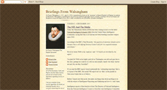 Desktop Screenshot of briefingsfromwalsingham.blogspot.com