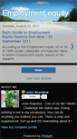 Mobile Screenshot of employment-equity.blogspot.com