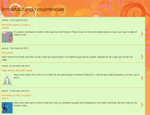 Tablet Screenshot of inmortalizandoocurrencias.blogspot.com