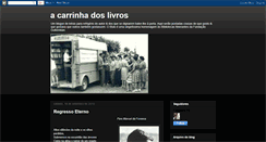 Desktop Screenshot of carrinhadoslivros.blogspot.com