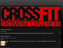 Tablet Screenshot of crossfitdownunder.blogspot.com