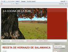 Tablet Screenshot of lacocinadelarubi.blogspot.com