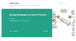 Desktop Screenshot of ciscoflair.blogspot.com