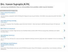 Tablet Screenshot of irawansuprapto.blogspot.com