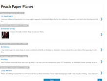 Tablet Screenshot of peachpaperplanes.blogspot.com