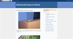 Desktop Screenshot of butterscotchgoestooxford.blogspot.com