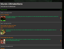 Tablet Screenshot of mundoultimatealiens.blogspot.com