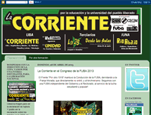 Tablet Screenshot of lacorrienteuba.blogspot.com