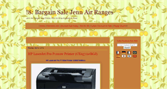 Desktop Screenshot of bargainsalejennairranges.blogspot.com