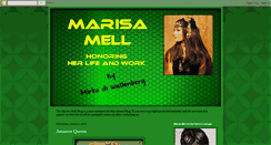 Desktop Screenshot of marisa-mell.blogspot.com
