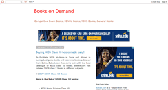 Desktop Screenshot of booksondemandblog.blogspot.com