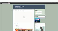 Desktop Screenshot of hominideo.blogspot.com