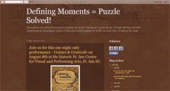 Desktop Screenshot of generationsdefiningmoments.blogspot.com