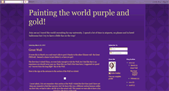 Desktop Screenshot of girlofpurpleandgold.blogspot.com