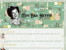 Tablet Screenshot of missbeaheyvin.blogspot.com