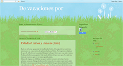 Desktop Screenshot of devacacionespor.blogspot.com