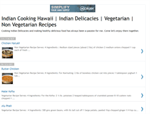 Tablet Screenshot of indiancookinghawaii.blogspot.com