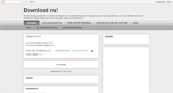 Desktop Screenshot of nudownload.blogspot.com