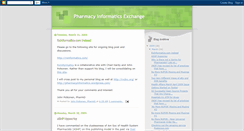 Desktop Screenshot of pharmacyinformatics.blogspot.com