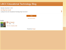 Tablet Screenshot of lbccelearning.blogspot.com