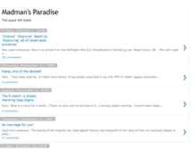 Tablet Screenshot of madmansparadise.blogspot.com