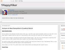 Tablet Screenshot of 1happyhiker.blogspot.com