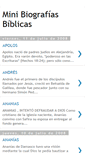 Mobile Screenshot of biografiasbiblicas.blogspot.com
