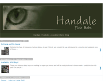 Tablet Screenshot of handale-pixiebobs-kittens.blogspot.com