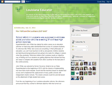 Tablet Screenshot of louisianaeducator.blogspot.com