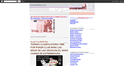 Desktop Screenshot of extremaduraclubdepoker.blogspot.com