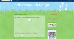 Desktop Screenshot of bellascrapbookdesigns.blogspot.com