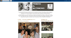 Desktop Screenshot of primeroelmatrimonio2.blogspot.com