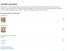 Tablet Screenshot of mundorecursos.blogspot.com