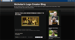 Desktop Screenshot of nicholasslegocreatorblog.blogspot.com