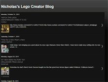 Tablet Screenshot of nicholasslegocreatorblog.blogspot.com