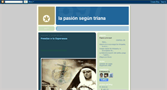 Desktop Screenshot of lapasionseguntriana.blogspot.com