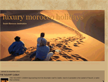 Tablet Screenshot of luxurymoroccoholidays.blogspot.com