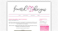 Desktop Screenshot of frosteddesigns.blogspot.com