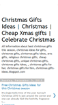 Mobile Screenshot of christmasgifts-ideas.blogspot.com