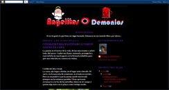 Desktop Screenshot of angelitosodemonios.blogspot.com