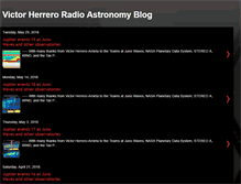 Tablet Screenshot of herrero-radio-astronomy.blogspot.com