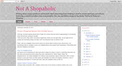 Desktop Screenshot of notashopaholic.blogspot.com