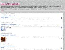 Tablet Screenshot of notashopaholic.blogspot.com