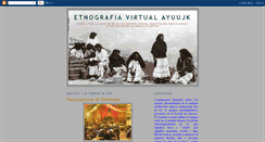 Desktop Screenshot of etnografiavirtualayuujk.blogspot.com