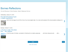 Tablet Screenshot of borneoreflections.blogspot.com