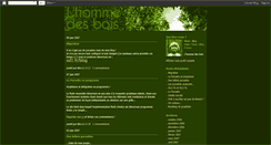 Desktop Screenshot of lhommedesbois.blogspot.com